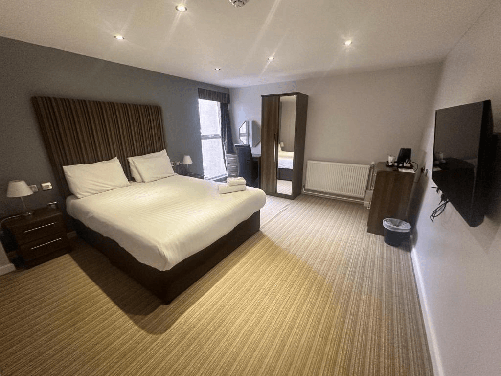 Modern hotel room in Middlesbrough