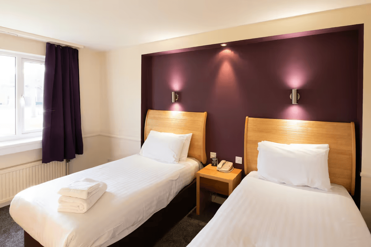 Twin room at Sporting Lodge Inns Middlesbrough